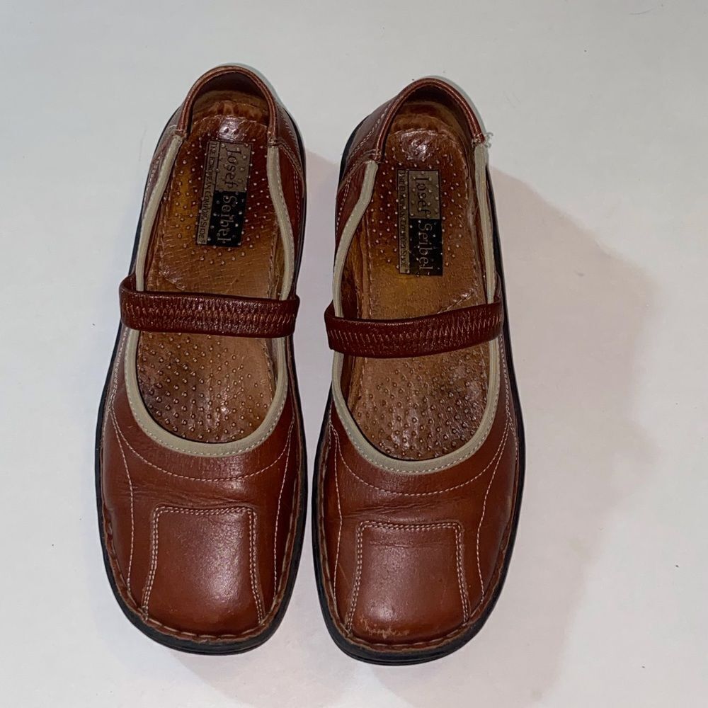 VTG,Josef Seibel Mary Jane The Furopean Comfort Leather Shoe Women's Shoes Sz,40